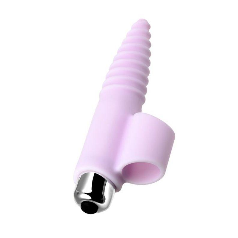 Jos Nova Parmak Ucu Anal Plug pembe 9 cm