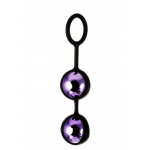 Raspy vajinal topları, ABS plastik Mor 14 cm