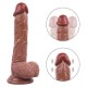 21CM Gerçekçi Kahverengi Dildo Penis