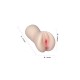 TutkuLoveShop 18 CM Çift Girişli Ten Rengi Anal Vajinal Mastürbatör