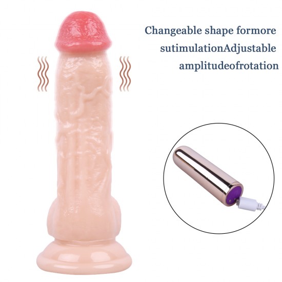 TutkuLoveShop 19CM Gerçekçi Ten Rengi Dildo Penis