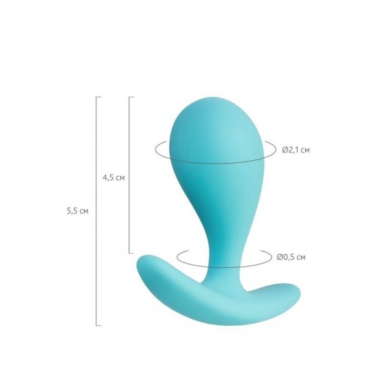 TutkuLoveShop Blob Anal Plug Mavi 5,5 cm