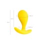 TutkuLoveShop Blob Anal Plug Sarı 5,5 cm