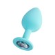 TutkuLoveShop Brilliant Anal Plug Mavi 8 cm 50 g