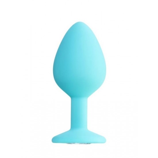 TutkuLoveShop Brilliant Anal Plug Mavi 8 cm 50 g