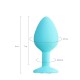 TutkuLoveShop Brilliant Anal Plug Mavi 8 cm 50 g