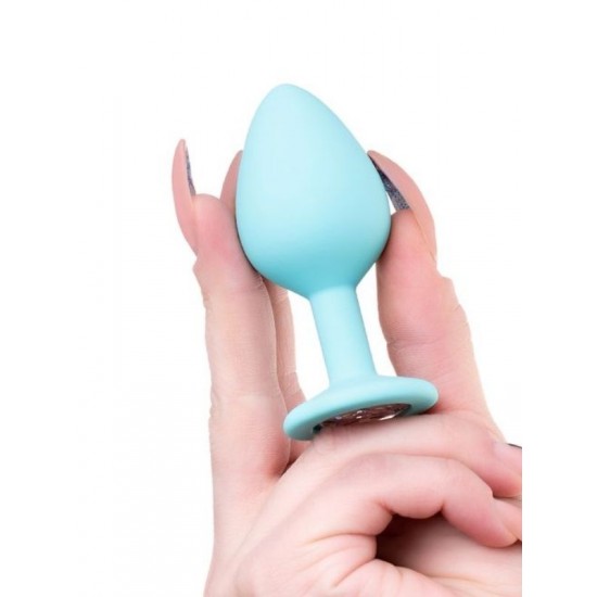 TutkuLoveShop Brilliant Anal Plug Mavi 8 cm 50 g