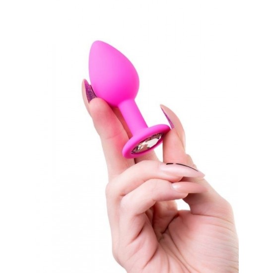 TutkuLoveShop Brilliant Anal Plug Pembe 7 cm 50 g