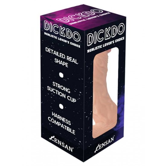 TutkuLoveShop Dickdo Gerçekçi Eğik Dildo Penis 18cm