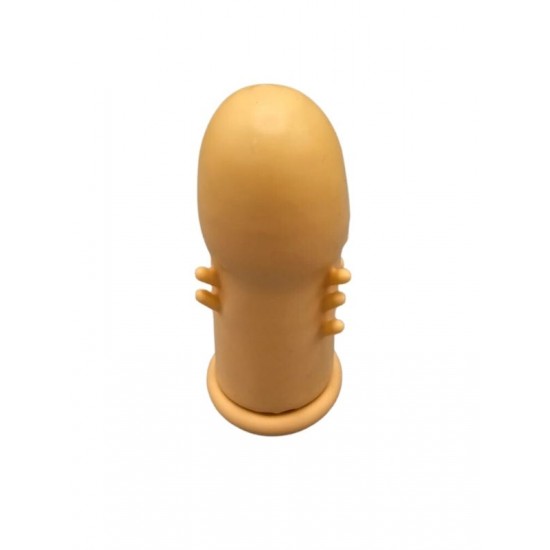 TUTKULOVESHOP Extender Cap Sitabella Penis Klıfı, 3.5 inç, antenli, lateks