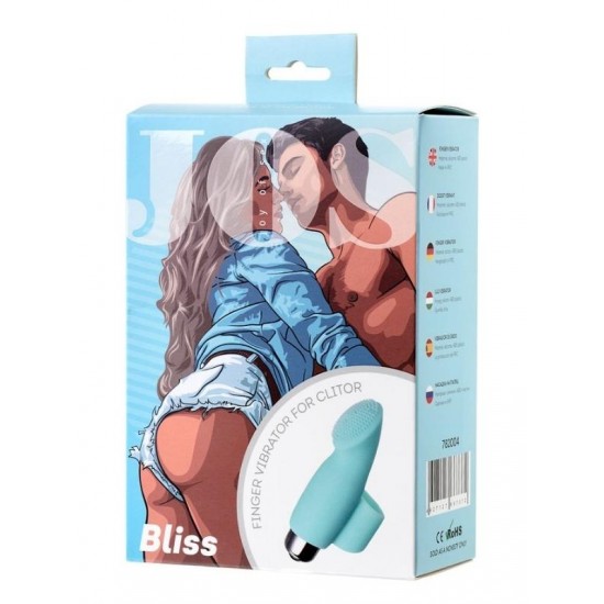 TutkuLoveShop Jos Bliss Parmak Vibratörü Mavi 9 cm