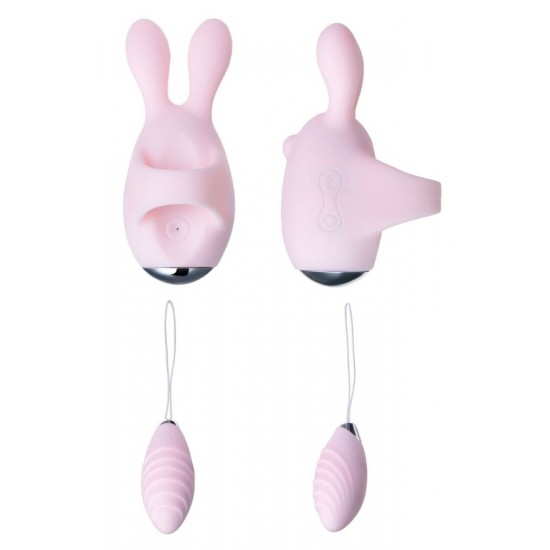 TutkuLoveShop Jos Vita Titreşimli Vajınal Set Pembe 8,5 ve 8 cm Vibratör