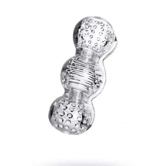 TutkuLoveShop Lingam Masturbator Rashmi, TPE, Şeffaf, 15,5 cm