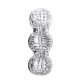 TutkuLoveShop Lingam Masturbator Rashmi, TPE, Şeffaf, 15,5 cm