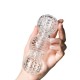 TutkuLoveShop Lingam Masturbator Rashmi, TPE, Şeffaf, 15,5 cm