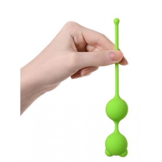 TutkuLoveShop Meeko Vajinal Kegel Egzersiz Topları Yeşil 16,4 cm