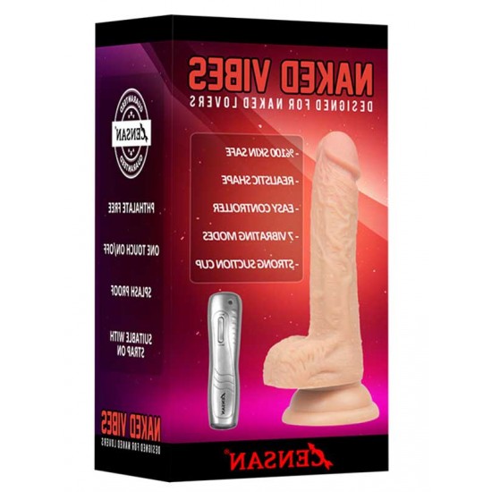 TutkuLoveShop Naked Vibes 21cm Gerçekçi Dildo Vibratör