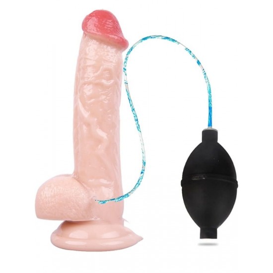 TutkuLoveShop Su Fışkırtma Fonksiyonlu Gerçekçi Vantuzlu Dildo