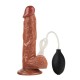 TutkuLoveShop Su Fışkırtma Fonksiyonlu Gerçekçi Vantuzlu Melez Dildo