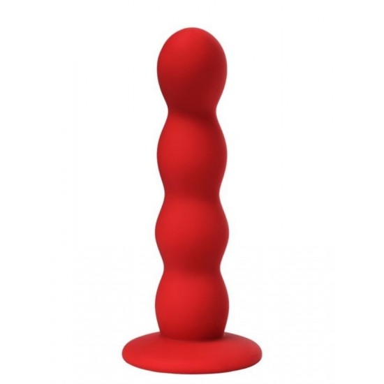 TutkuLoveShop ToDo Favorite Anal Plug Silikon Kırmızı 13 cm  2,8 cm