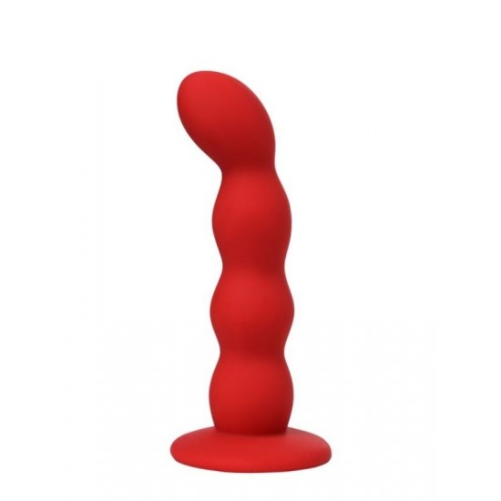 TutkuLoveShop ToDo Favorite Anal Plug Silikon Kırmızı 13 cm  2,8 cm