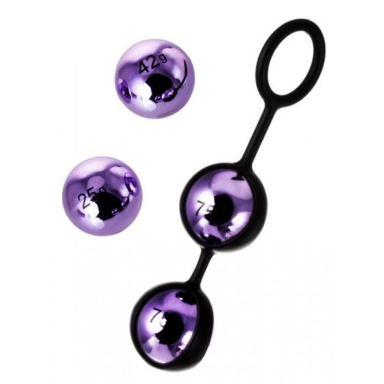 TutkuLoveShop Vender Kegel Vajinal Topları ABS plastik Mor 14,6 cm