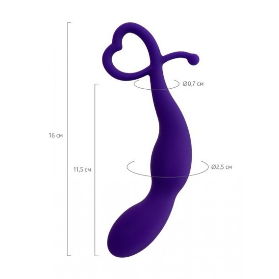 TutkuLoveShop Wlap Anal Plug mor 16 cm