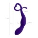 TutkuLoveShop Wlap Anal Plug mor 16 cm