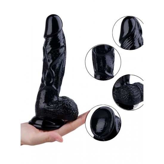 Noctis 22,5cm Siyah Dildo No:13