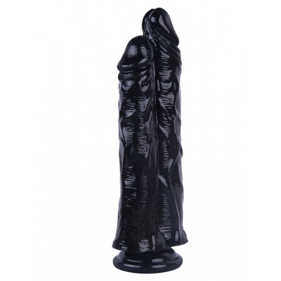 Noctis 26,5cm Siyah Çiftli Dildo No:111