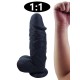 Noctis 26cm Siyah Realistik Dildo No:155