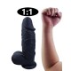 Noctis 26cm Siyah Realistik Dildo No:170