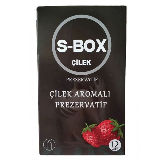 S-Box Çilek Aromalı Prezervatif 12&;li