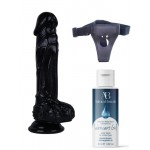  Belden Bağlamalı Kayganlaştırıcı Set Noctis 24cm Kahverengi